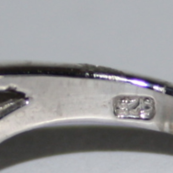 NWT sterling silver double leaf .925 ring size 5 - Picture 5 of 5